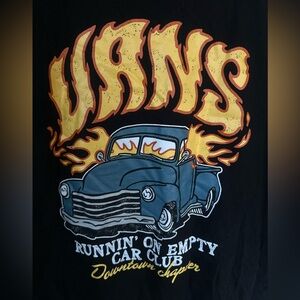 Vans Black Classic Truck Graphic T-Shirt for Men